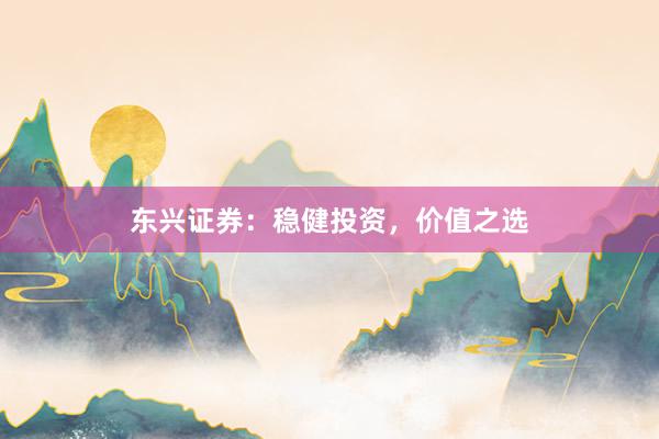 東興證券：穩(wěn)健投資，價(jià)值之選