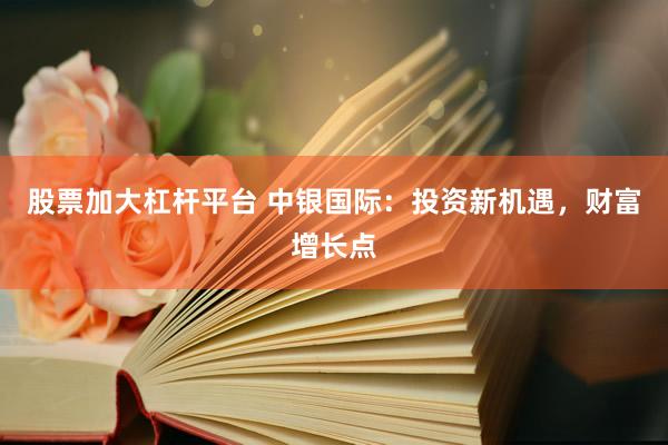 股票加大杠桿平臺 中銀國際：投資新機遇，財富增長點