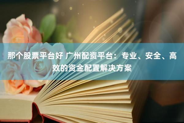 那個(gè)股票平臺(tái)好 廣州配資平臺(tái)：專業(yè)、安全、高效的資金配置解決方案